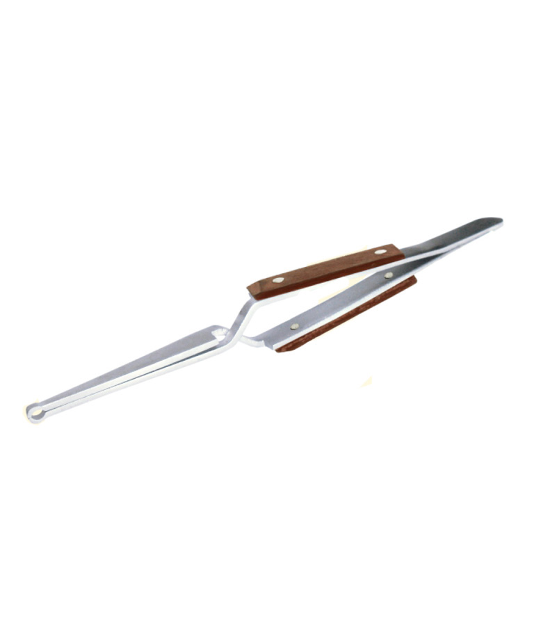 Fiber Grip Cross Locking Tweezer with Stand | Esslinger